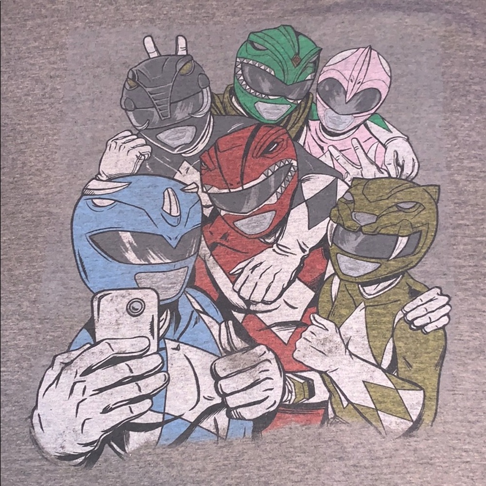 Power Rangers Selfie shirt